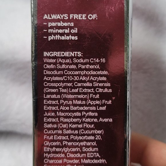 Purlisse Watermelon Charcoal Purifying Cleanser - Picture 2 of 3